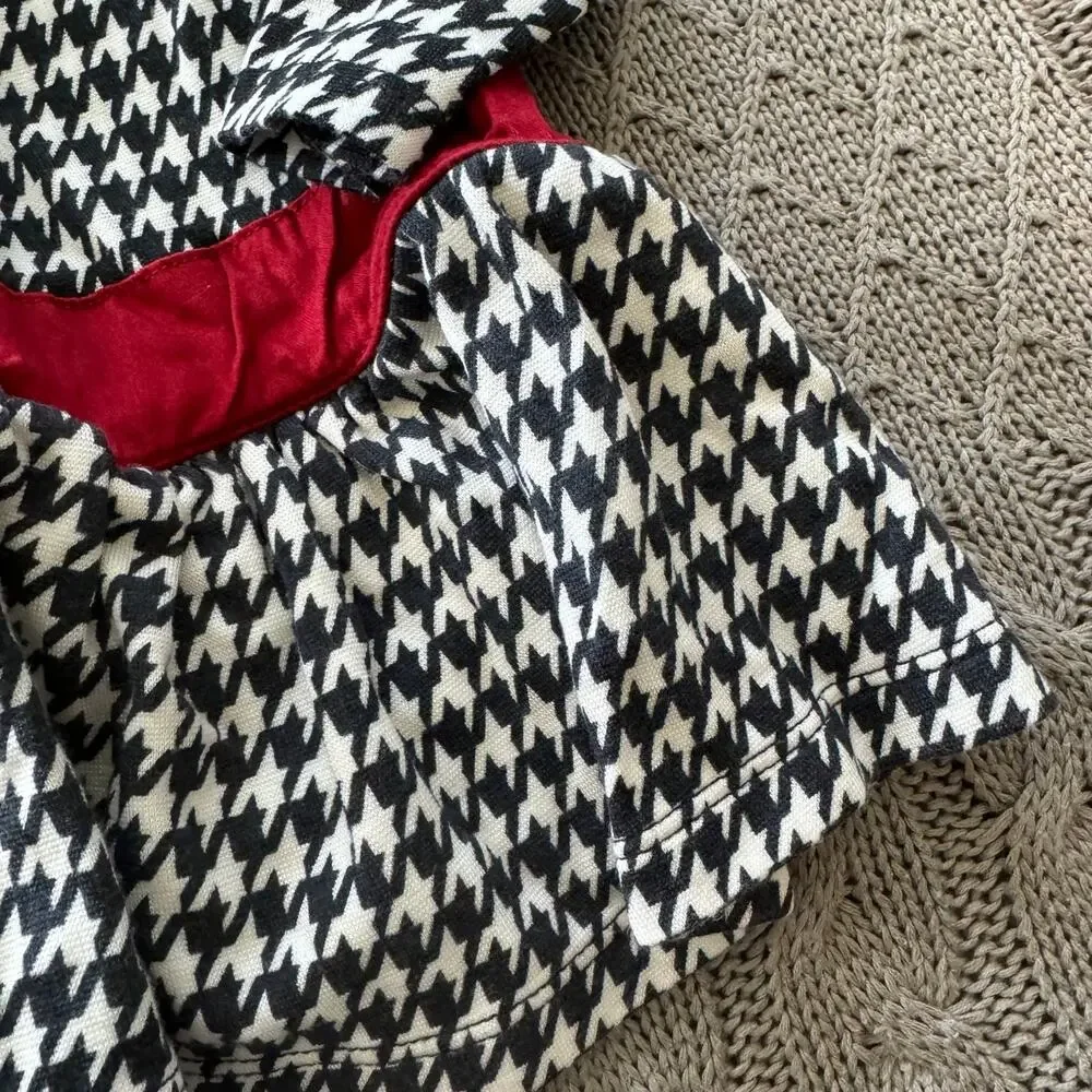 Persnickety houndstooth Peplum Top ~ 3